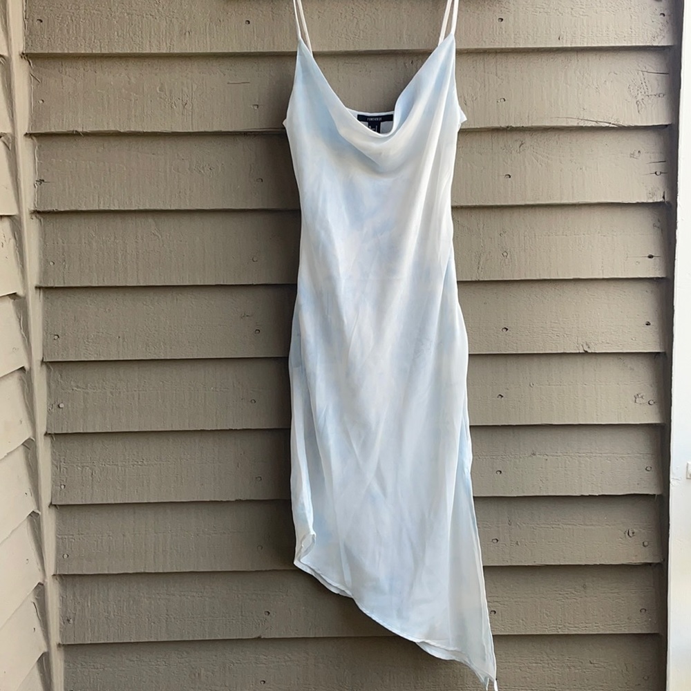 Forever 21 Asymmetrical Slip Dress with Scoop Neck